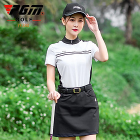 Áo cộc tay golf nữ - Áo thiết kế trẻ trung, nhẹ nhàng, tôn đường nét gợi cảm, linh hoạt, thoải mái khi chơi golf -Mặc tự tin, xinh đẹp và hấp dẫn