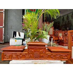 Mua Tam cấp gỗ hương- đế kê bát hương loại to mặt 30cm ( 97x30x20)