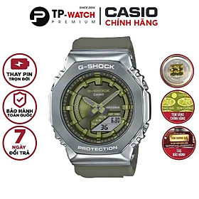 Đồng Hồ Nữ Dây Nhựa Casio G-Shock GM-S2100-3ADR Chính Hãng - GM-S2100-3A