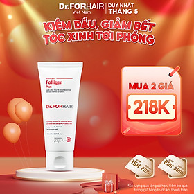 Dầu gội đầu ngăn rụng tóc kích thích mọc tóc Dr.FORHAIR Folligen Plus Shampoo 100ml