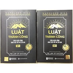 Bộ combo 2 cuốn Luật Thành Công tập 1 +tập 2 QP