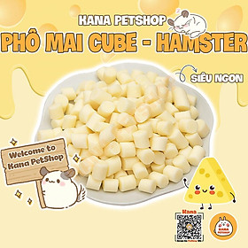 Phô Mai CheeseHamster FREESHIP Đồ Ăn Hamster Phô Mai Cheese Cube - Thức Ăn Dặm Ngon Cho Hamster , Sóc , Sóc Bay Úc