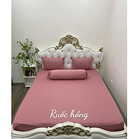Bộ chăn Drap gối Thun Hàn Quốc Mát Lạnh { 4 món gồm ; ga và 3 áo gối / 5 món gồm chăn, ga và 3 áo gối } đủ size