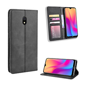 Bao da Flip Wallet Leather dạng ví đa năng siêu bền siêu êm dành cho Xiaomi Redmi 8A