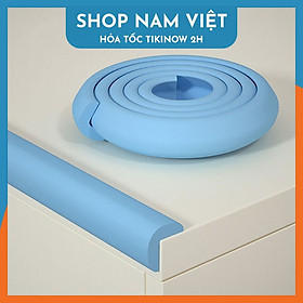 Cuộn 2m Mút Xốp NAVIVU Bọc Cạnh Bàn Ghế Giường Tủ Bảo Vệ An Toàn Cho Bé