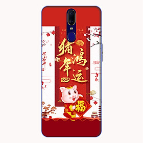 Ốp lưng điện thoại Oppo F11 hình Heo Xuân Chúc Tết - Hàng chính hãng