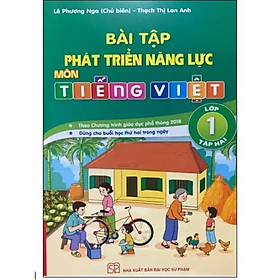 Hình ảnh Sách - Bài tập phát triển năng lực môn Tiếng Việt Lớp 1 Tập 2