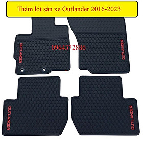Thảm lót sàn xe Mitsubishi Outlander 2018-2023 không mùi dễ dàng vệ sinh