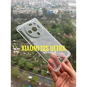 Ốp lưng silicon cho Xiaomi 12S Ultra Chống Sốc Bảo Vệ 4 Góc, khoét mắt camera