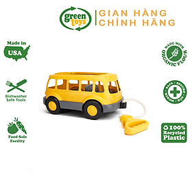 Đồ Chơi Xe School Bus Có Dây Kéo Green Toys Cho Bé Từ 18 Tháng