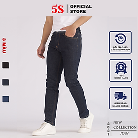 Quần Jean Nam 5S (3 Màu) Cơ Bản, Chất  Cotton Cực Mềm Mại, Co Giãn Tốt, Không Bai Xù, Bền Màu, Phom Trẻ Trung (QBD)