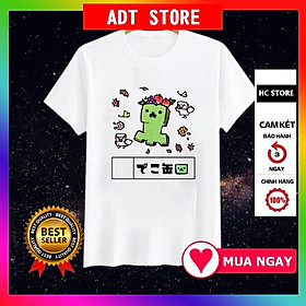 Áo thun Creeper - Minecraft Unisex độc đẹp giá siêu rẻ mẫu HOT bán chạy