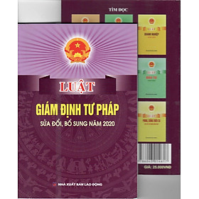 LUẬT GIÁM ĐỊNH TƯ PHÁP 2020 ( HIỆN HÀNH)