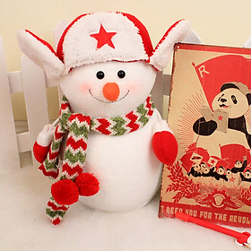 Người tuyết bông giáng sinh trang trí noel làm quà giáng sinh