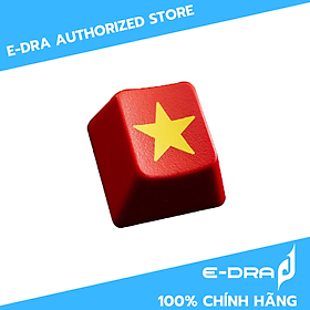 Hình ảnh Review Keycap cờ đỏ sao vàng dành cho bàn phím cơ E-Dra - Nhựa ABS V2 - Hàng chính hãng