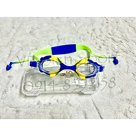 Kính Bơi CQ Mã BL15  cho bé chống UV 100% + kèm nhét tai bơi liền dây cực xịn