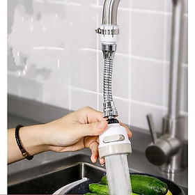 Mua VÒI NƯỚC RỬA BÁT INOX TĂNG ÁP XOAY 360 ĐỘ ( Áp suất nước rất mạnh 3 CHẾ ĐỘ XẢ) - 206797