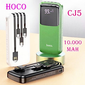 Mua Pin sạc dự phòng đa năng 10.000 mAH Hoco CJ5 có 4 cáp sạc tiện lợi sạc được nhiều thiết bị