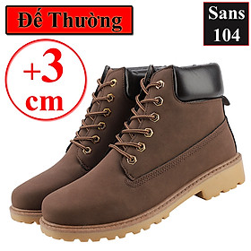 Boot nam martin Sans104 giầy cao cổ boost vàng đen nâu bigsize to 43 44 45 46 độn đế 6cm big size đẹp hàn quốc cao cấp