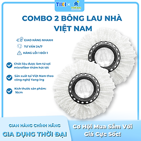 Mua Bông Lau Nhà 360 Kokomega (COMBO) 2 Bông Trắng