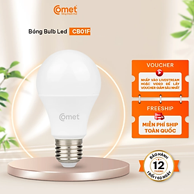Bóng đèn Led Bulb Comet CB01F công suất 3W-5W-7W-9W-12W-15W ánh sáng trắng