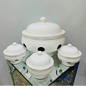 Mua Set Bát Sứ Hâm Nóng 7 Món Hàng chính hãng