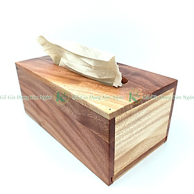 Mua Hộp Đựng Khăn Giấy Chữ Nhật Làm Từ Gỗ Tự Nhiên Ghép Thanh Hàng Việt Nam Sản Xuất Xuất Khẩu - Gỗ Kim Ngân