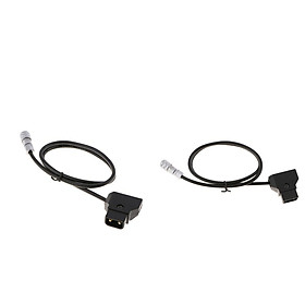 2X DTap Power Supply Cable Cord for Blackmagic  Cinema Camera 4k 0.5m