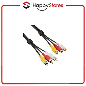 Cáp av nối rca - rca 1.5m elecom av-wrye - hàng chính hãng