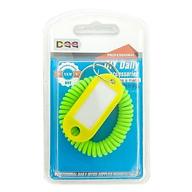 Vỉ Thẻ Ghi Nhớ Kèm Dây Lò Xo - Mẫu 3 - Dây Xanh Chuối