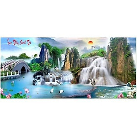 Mua Tranh đính đá Lưu thủy sinh tài - LV319