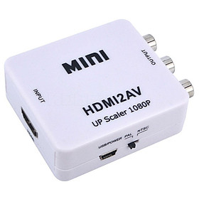 Mua HUB Chuyển đổi mini HDMI sang AV chuyển đổi tín hiệu hình ảnh HDM hoặc tín hiệu âm thanh thành tín hiệu video tổng hợp AV (CVBS) và tín hiệu âm thanh nổi FL / FR  đồng thời hỗ trợ tín hiệu hệ thống DVI.