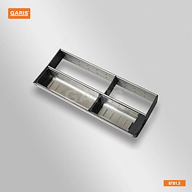 Khay chia 4 ngăn, inox 304 Garis GT01