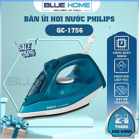 Mua Bàn Ủi Hơi Nước Philips GC1756  2000W Mặt Đế Ceramic  Hàng chính hãng