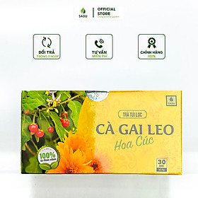 Hộp trà cà gai leo hoa cúc (75g)