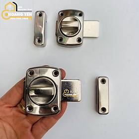 Mua Chốt cửa vặn xoay màu inox  chốt vặn cửa sổ  chốt xoay cửa vệ sinh - loại 1