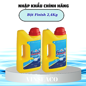 Bột rửa bát Finish Classic 2.5kg - Bột rửa bát finish power powder dùng cho máy rửa bát chén ly 1kg, 2,5kg