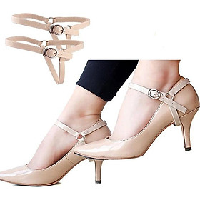 Bộ Dây giày cho nữ giày cao gót chống trượt đủ các màu khóa điều chỉnh tùy ý