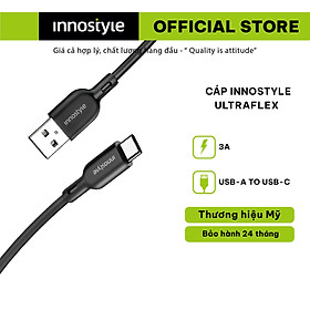 Mua Cáp Innostyle Ultraflex USB-A to USB-C 1m5 - Hỗ trợ sạc công suất 3A  độ bền cao - Hàng chính hãng