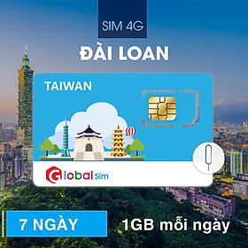 SIM 4G ĐÀI LOAN 7 NGÀY - 1GB/NGÀY