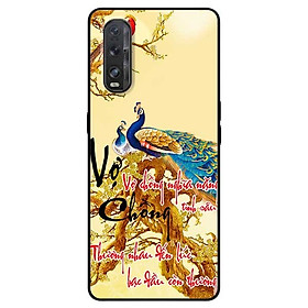 Ốp lưng dành cho Oppo Find X2 mẫu Thư Pháp Vợ Chồng