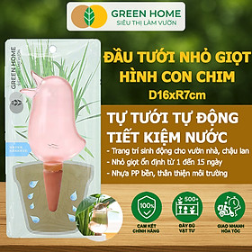 Mua Đầu Tưới Nhỏ Giọt Tự Động GreenHome  D16xR7cm  Hình Con Chim  Tự Tưới Trong Thời Gian Dài  Tiện Dụng
