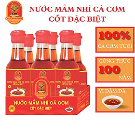 Nước mắm nhỉ cá cơm cốt đặc biệt Hương Phú Lốc 06 chai Nước chấm 40 độ đạm