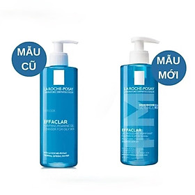 Gel rửa mặt tạo bọt làm sạch & giảm nhờn cho da dầu nhạy cảm La Roche-Posay Effaclar Purifying Foaming Gel (400ml)