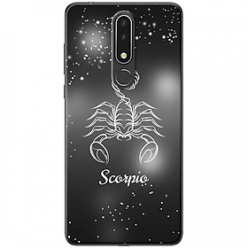 Ốp lưng dành cho Nokia 3.1 Plus mẫu Cung hoàng đạo Scorpio (đen)