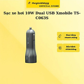 Mua Sạc xe hơi Xmobile Dual USB TS-C063S Xám - Hàng Chính Hãng