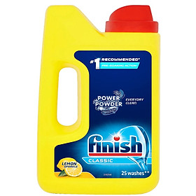 Bột rửa bát Finish Dishwasher Power Powder Lemon 2,5 kg hương chanh - Bột rửa bát finish classic dùng cho máy rửa bát 2.5kg, 1kg