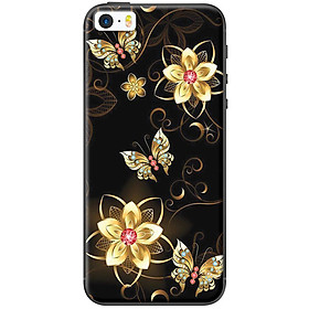 Ốp Lưng Dành Cho iPhone 5/ 5s - Bướm Hoa Vàng