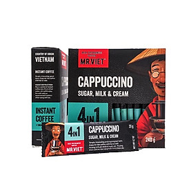 Cà phê Hòa Tan Capuccino 4 trong 1 Mr Viet 240g