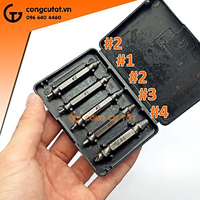 Mua Bộ 5 mũi tháo vít toét bằng thép S2